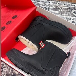 Hunter Black Winter Boots